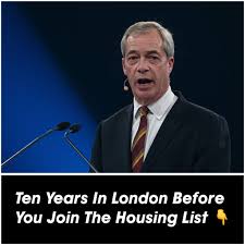Reform-led London councils will prioritise British citizens and veterans  for social housing by imposing lengthy long-term residency requirements. ✓