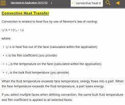 Both heating and air conditioning work on the principle that heat always moves from a warm object to a cooler one, just as water flows from a higher to a lower level. Convection Question Ansys Learning Forum