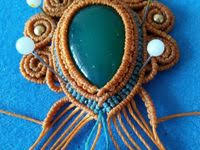 六芒星项链 手工客官网 joias de macrame joias feitas a mao artesanato de fadas