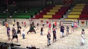 knight training at medieval times video