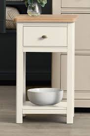 Hampton Slim 1 Drawer Bedside Table Small White Bedside Table Small Bedside Table White Bedside Table