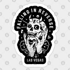 Maybe you would like to learn more about one of these? Skull Lasvegas Vintage Falling In Reverse Tour Black Shirt Gift Fans Logo Text Falling In Reverse Sticker Teepublic