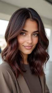 Violet Ash Brown Hair