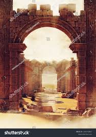 Desert Temple Fantasy Royalty-Free Images, Stock Photos & Pictures