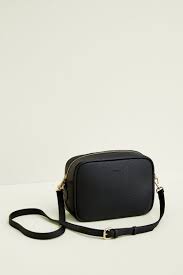 Grace crossbody in dark brown. Angela Roi Grace Crossbody Black Bags Amour Vert Vegan Leather Bag Luxury Handbag Brands Angela Roi