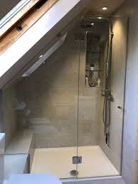 Pin By I Muehlmann On Loft Shower Enclosures By Glass360 Attic Master Bedroom Attic Shower Loft Bathroom
