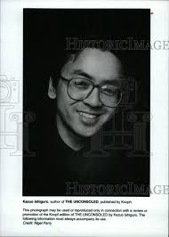 1995 Press Photo Kazuo Ishiguro Nigel Parry Unconsoled