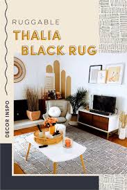 Pin By Amber Jones On Decorum In 2020 Black Rug Ruggable Vintage Turkish Kilim