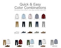 For Guys A Quick Easy Color Combination Guide For Mens