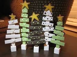 Popstick Xmas Trees Easy Christmas Decorations Stick Christmas Tree Christmas Diy