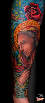 Our temporary tattoo design, the rose, is a one to one scale transfer of the original hand painted artwork by tim hendricks and javier deluna. Tim Hendricks Colour Tattoo Big Tattoo Planet