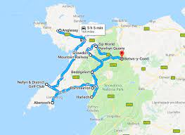 Wales Road Trip Map A Perfect 1 Week Itinerary To See The Best Of North Wales