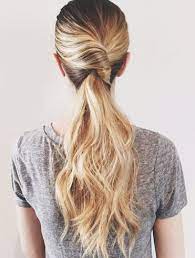 Easy Twisted Pony Twist Ponytail Hair Styles Long Hair Styles