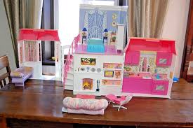 Foldable Doll House Geoffrey With Barbie Accessories Vintage 1997 Large Ebay Barbie Doll House Barbie Furniture Kid Toy Storage