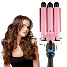 Body wave perm for short hair is one of the newest trends. Buy Hair Curling Iron Three Barrel Wand 1 Inch Hair Waver Curling Iron For Long Or Short Hair Temperature Adjustable Heat Up Quickly Last Long Curling Iron Hair Waver Hot Tools For