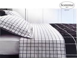 Lenzuolo di sopra 180 x 295 cm, lenzuolo di sotto 130 x 200 cm. Completo Lenzuolo Matrimoniale Di Somma Art Vega Col Nero Bianco