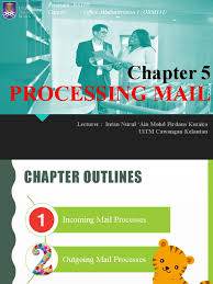 Mail 1 english in high quality and for free! Chap 5 Processing Mail Mail United States Postal Service