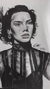 Daisy Ridley Painting