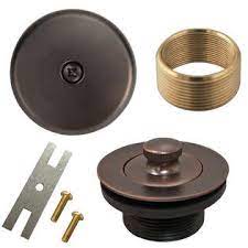 Lastly, when installing a new overflow valve and bathtub drain what's the best sequence to follow to facilitate a quick and (relatively) easy installation? Oil Rubbed Bronze Lift And Turn Twist Bathtub Drain Conversion Kit Assembly All Brass Construction Walmart Com Walmart Com