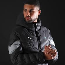 100 % nylon down proof. Puma Doudoune Capuche Bmw Motorsport Mcs Ecolite 597989 Noir Laboutiqueofficielle Com
