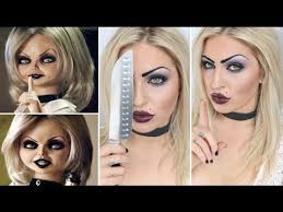 Bride of chucky costume #brideofchucky #tiffany #diy #barbieeatyourheartout #cute #halloween #black #white #tutu #blacklipstick #halloweencostumeideas. Halloween Tutorial Bride Of Chucky Doll Tiffany Youtube