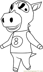 Buck coloring pages, bucks coloring pages, buck coloring page, buck coloring book pages. Buck Animal Crossing Coloring Page For Kids Free Animal Crossing Printable Coloring Pages Online For Kids Coloringpages101 Com Coloring Pages For Kids