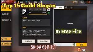 Cocok sekali, ggwp.id sudah menyiapkannya untuk kamu! Best Guild Slogan Name In Free Fire 2021 Youtube