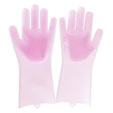 Magic Rubber Silicone Dish Washing Gloves Dishwashing Gloves Cleaning Hacks Toilet Cleaning