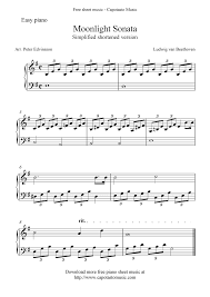 This movement was compared by a music critic of beethovens day, to moonlight falling over lake lucerne. Pin On Sheet Music