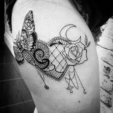 Girly lace vintage lace tattoos. 40 Best Lace Tattoos Design Ideas