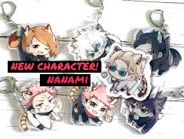 Anime chibi manga anime anime art cute anime guys anime love bizarre art anime character drawing naruto art manga characters. Jujutsu Kaisen Furry Charms Jjk Keychains Kawaii Cute Etsy