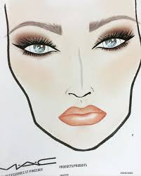 Beautywithellabella My Prom Formal Makeup Face Chart