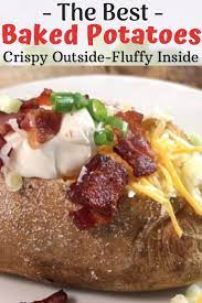 Steakhouse Style Baked Potatoes In 2021 Picky Eater Recipes Family Friendly Meals Baked Potato