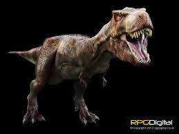 3d Model Of Tyrannosaurus Rex Utilised And Revised For Various Publication Modelled In Lightwave Textures Painted In Photoshop Rpg