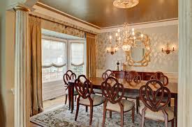 Her beautiful dining room is ever changing with accessories, lighting and decor and i love to see the transformations she creates. Glamorous Dining Room Traditional Dining Room New York By Creative Wallcoverings Interiors Houzz
