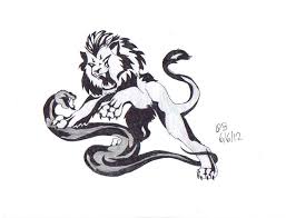 Lion vs giant snake in a real fight. Snake Vs Lion By Dari Draws On Deviantart