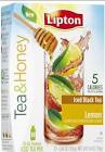 Iced Black Tea With Honey, Lemon