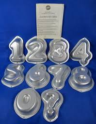 Wilton Cake Pan Mini Set Of Number Pans 1 Thru 0 With Instructions Wilton Cake Pans Wilton Cake Pans Wilton Cakes