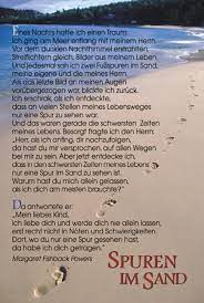 Und jedesmal sah ich zwei fußspuren im sand, meine eigene und die meines herrn. Spuren Im Sand Buchbox
