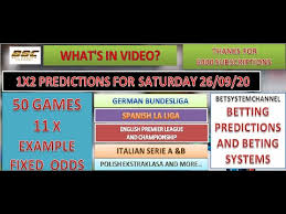 Northern north england wsl england premier league 2 division one england national league england premier league england championship england league one more risky predictions. Saturday 26 09 20 1x2 Football Predictions Soccer Tips Fixed Odds Betting Methods Today S Youtube