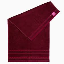 Ręcznik bawełniany Miss Lucy Michael Basic 50x90 cm bordowy