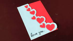 Cute bee valentine's day card Handmade Cute And Simple Card For Valentines Day Diy Valentines Day Cards Youtube
