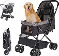 Amazon.com: LPOTIUS Dog Stroller for Large Medium Dogs ...