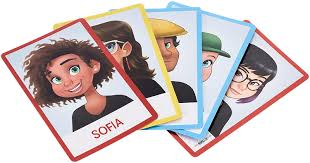 Each player starts the game with a board that includes cartoon image of 24 people and their first name with all the images standing up. Amazon Com Guess Who Card Game For Kids Ages 5 And Up 2 Player Guessing Game Video Games