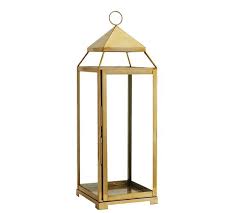 It's made from metal in your choice of sleek finish and features a. Malta Glass Metal Lantern Brass Finish Pottery Barn