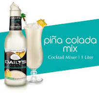 Daily's Pina Colada Cocktail Mix, 1 Liter Liquid Bottle ...