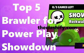 Brawl stars showdown mode(event) is one of brawl stars' game modes and is close to battle royal mode. Top 6 Brawl Stars Brawler For Power Play Showdown 2020