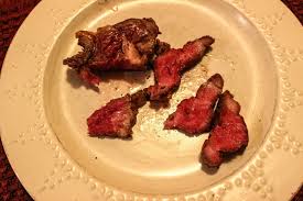 Next depending on how you prefer your steak will depend on how long it needs to remain in the oven. Cannundrums Camel Loin Grilled Baked And Sous Vide