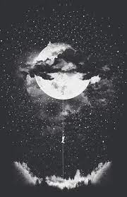 Wallpaper Mobile Wallpaper Iphone Wallpaper Solid Color Wallpaper Colorful Wallpaper Landscape Wallpaper Black Aesthetic Wallpaper Moon Art Art Wallpaper