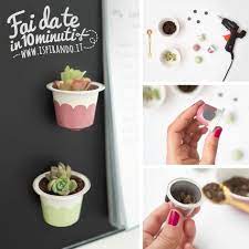 Come riciclare le capsule di caffè. Giardino In Miniatura Con Il Riciclo Capsule Nespresso Ispirando